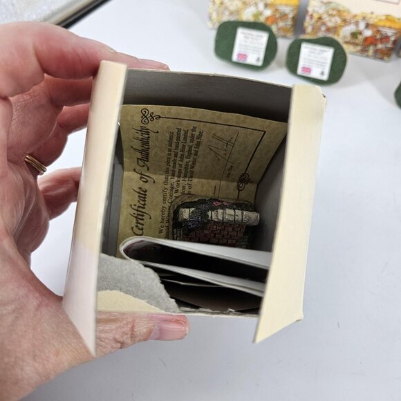 David Winter Cameos Miniature Buildings Village Mini 1991 Boxes COA UK Lot 7 - Picture 11 of 13
